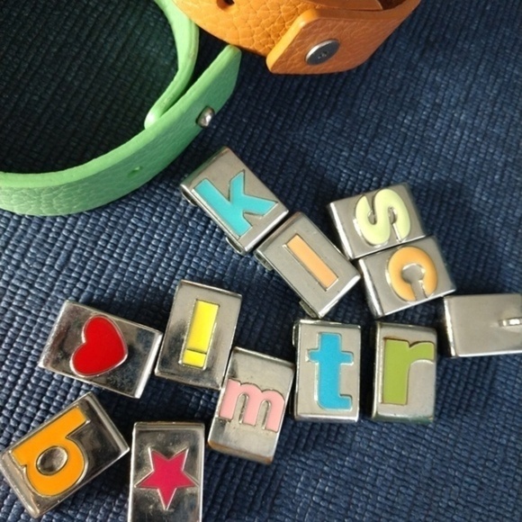 Gap 2 Leather Bracelets With Charms - Picture 8 of 8